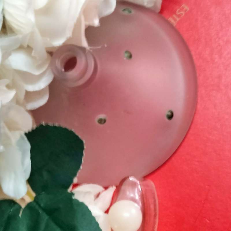 Scent bottles empty 1 mini YveSaintLaurent +Frosted glass green dot