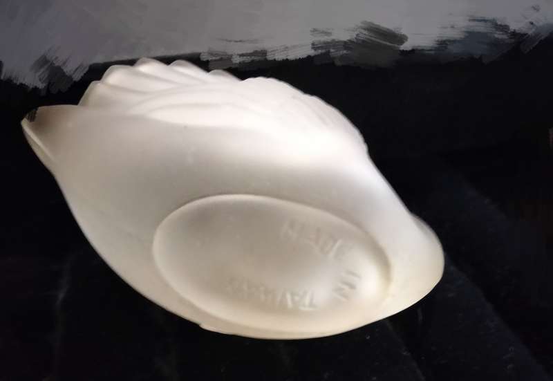 Swan Frosted glass Salt or votive LOOK At My BUY NOW listings NO WAITING