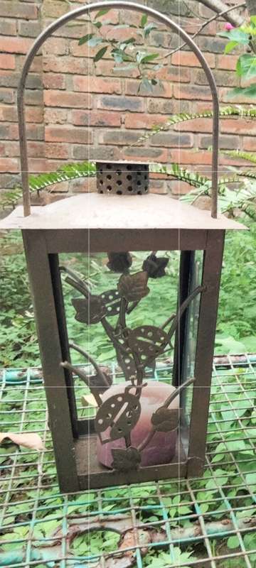 Lantern Candle holders LARGE METAL Traditional beatle LOOK At My BUY NOW-NO WAITING