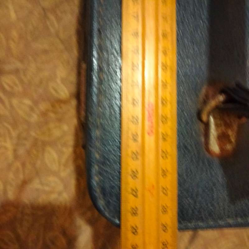 VANITY CASE Vintage - Dark Blue small mirror