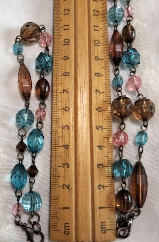 Jewelry Box blue hinged+Necklace+bracelet+leaf Heart block Damage LOOK AtMy BUY NOW items NO WAITING