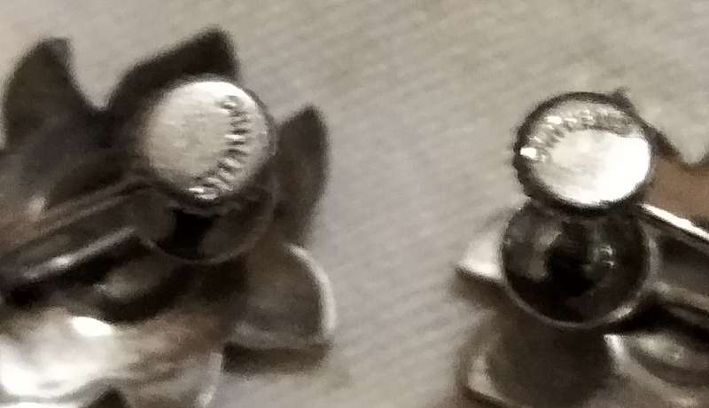 Sterling Silver Vintage Marcasite Earrings screw back on  LOOK at my BUY NOW  LISTINGS NO WATING