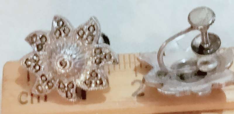 Sterling Silver Vintage Marcasite Earrings screw back on  LOOK at my BUY NOW  LISTINGS NO WATING