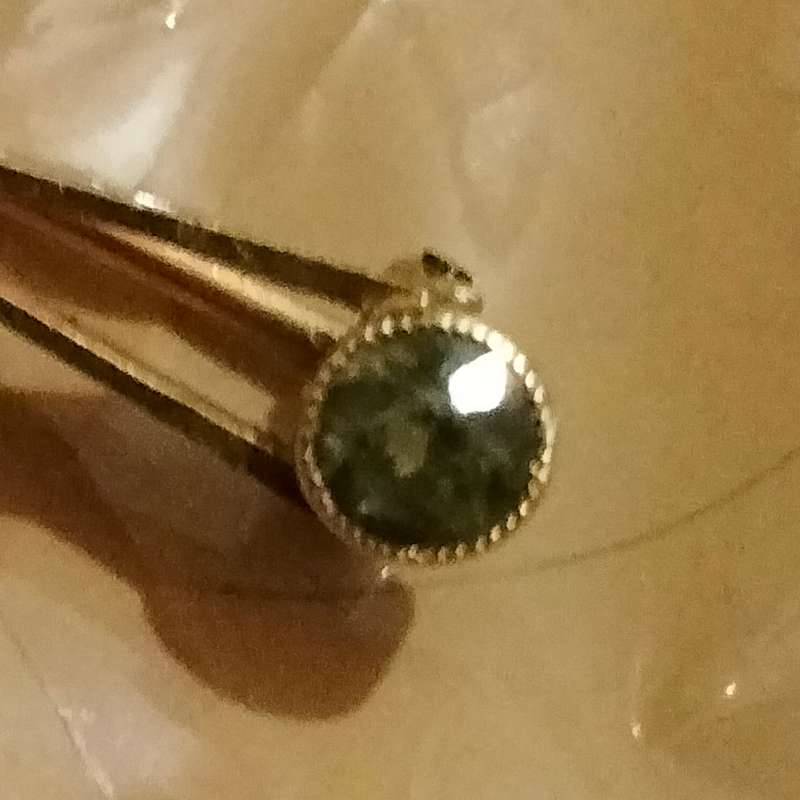 Vintage Citrine glass stones+Faux pearls Brooch Gold tone LOOK At My BUY NOW-NO WAITING
