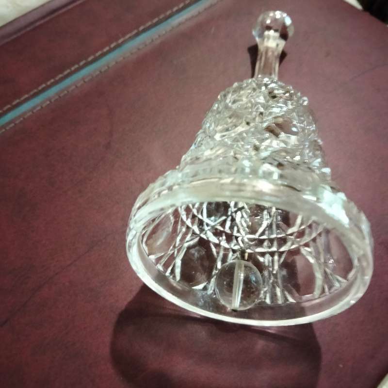 BELL Bleikristall 24% lead Crystal hob star Glass handle Knopf  GermanyLOOK at my BUY NOW-NO WAITING