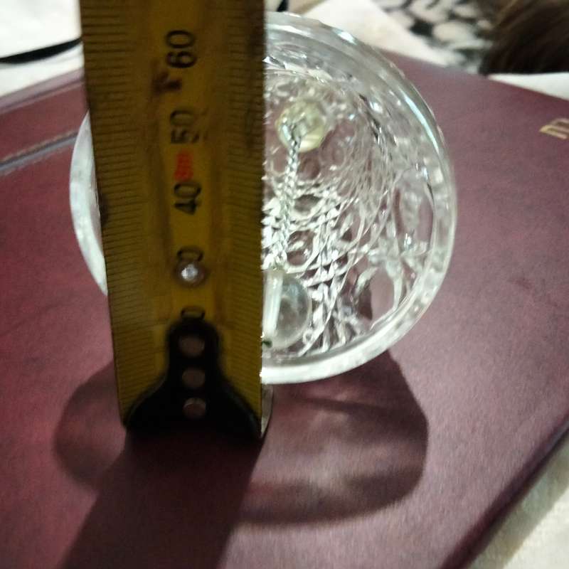 BELL Bleikristall 24% lead Crystal hob star Glass handle Knopf  GermanyLOOK at my BUY NOW-NO WAITING