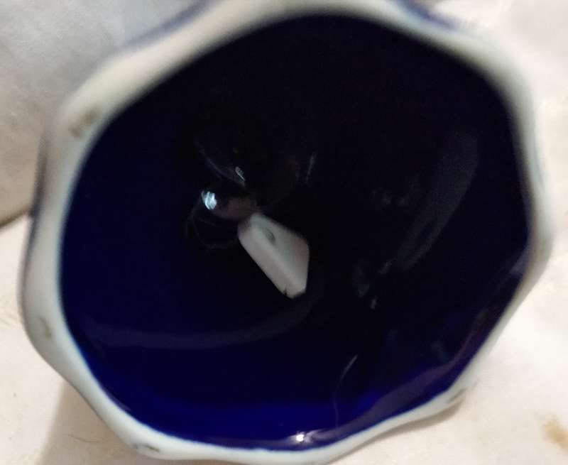 Bell+Bud Vase Oriental KUTANI style Cobalt Gilt Peacock+Lotus flowerLOOK at my BUY NOW-NO WAITING