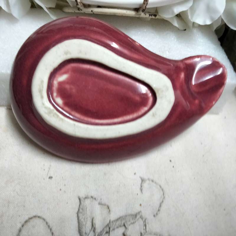 2 Ashtrays  - Van hunks Hand painted S.A. tribal scene+ One has East London on