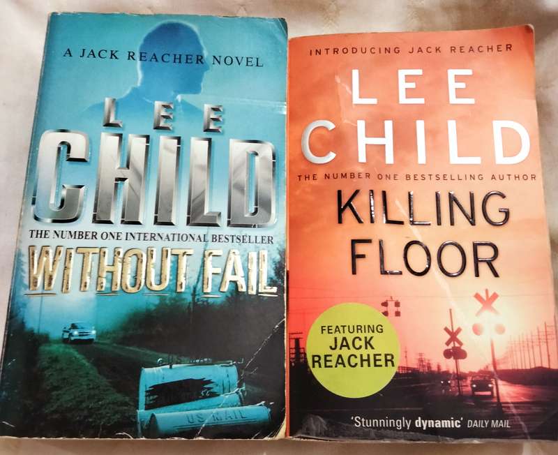 LEE CHILD- Killing Floor re issued 2010 +Without Fail 2002/3 Jack Reacher series softcover Pre-owned