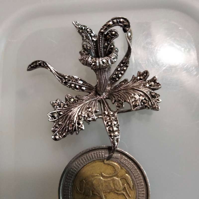 Marcasite Sterling Silver Clearly marked