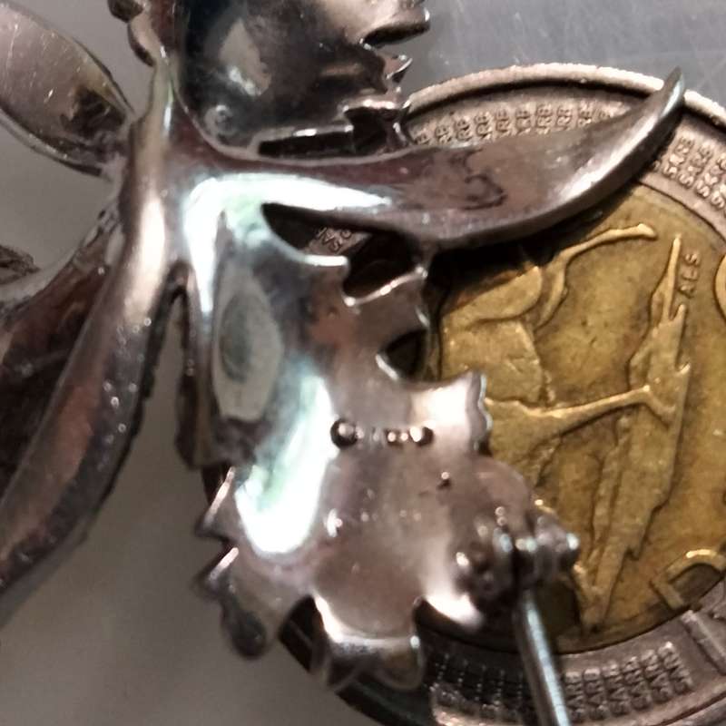 Marcasite Sterling Silver Clearly marked