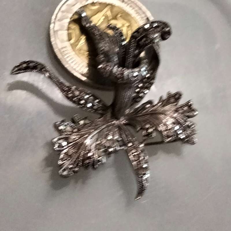 Marcasite Sterling Silver Clearly marked