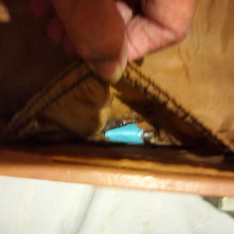 VANITY CASE Vintage - Interior needs TLC small mirror cracked