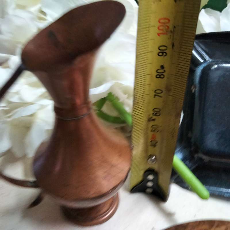 3- 2 Ashtrays Metal Enamel + Copper Rhodesia coin+1 Small jug LOOK At My BUY NOW LISTINGS NO WAITING