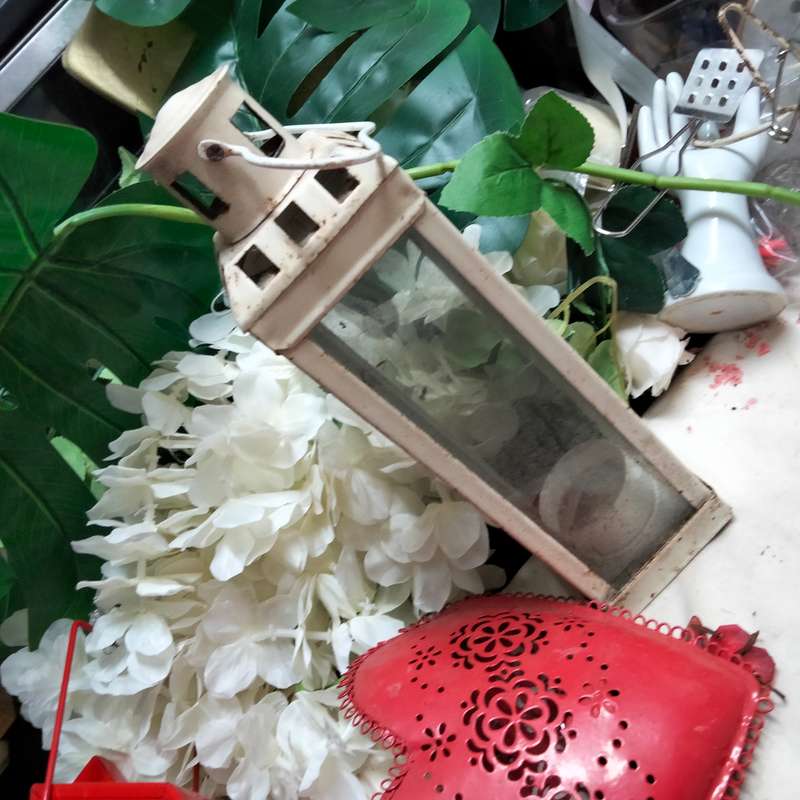 3 Candles Holders +2 red  cutout metal design  LOOK At My BUY NOW LISTINGS NO WAITING