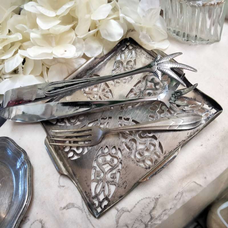 3 Art Deco EPNS + plated Table serving itemsLOOK AT MY BUY NOW LISTINGS NO WAITING