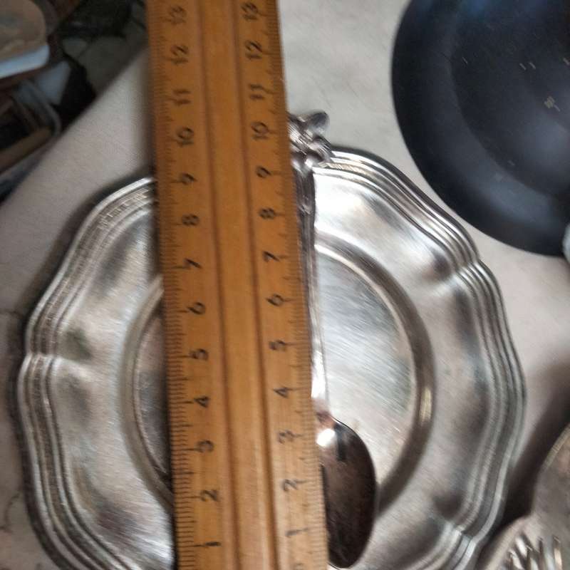 3 EPNS plated Table serving items LOOK AT MY BUY NOW LISTINGS NO WAITING