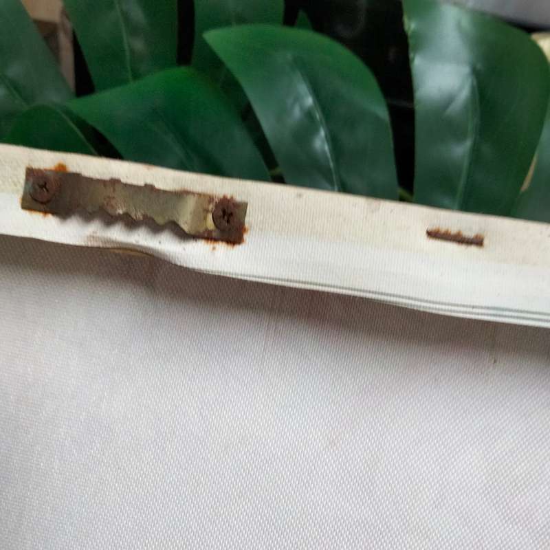PAINTING Bird + floral scene-Canvas stretched over wood frame LOOK At My BUY NOW LISTING NO WAITING