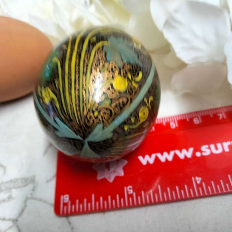 3 eggs Composite -2 artistically decorated + 1 hen  egg colourLOOK At My BUY NOW LISTINGS NO WAITING