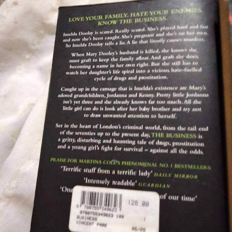 Martina Cole - The Lady Killer PB 1993 +The Business PB2007 -soft cover Pre-owned