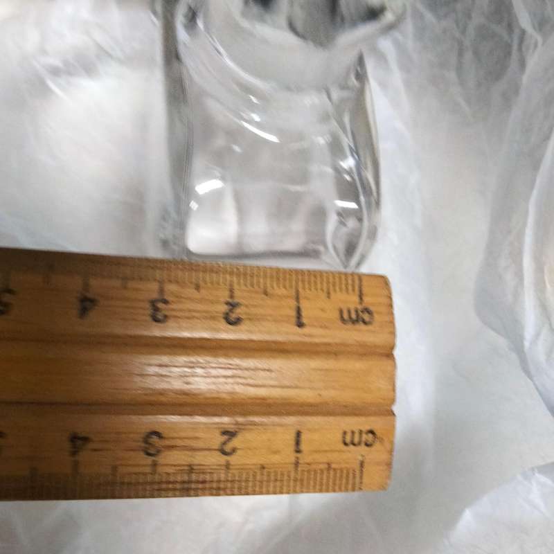 French Baccarat Style Crystal flacon GUERLAIN +Couer heart stopperLOOK atMy BUY NOW-NO WAITING