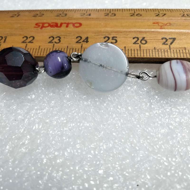 NECKLACE  MURANO Italian -  ART GLASS - handcrafted lampwork glass Vintage + other mix