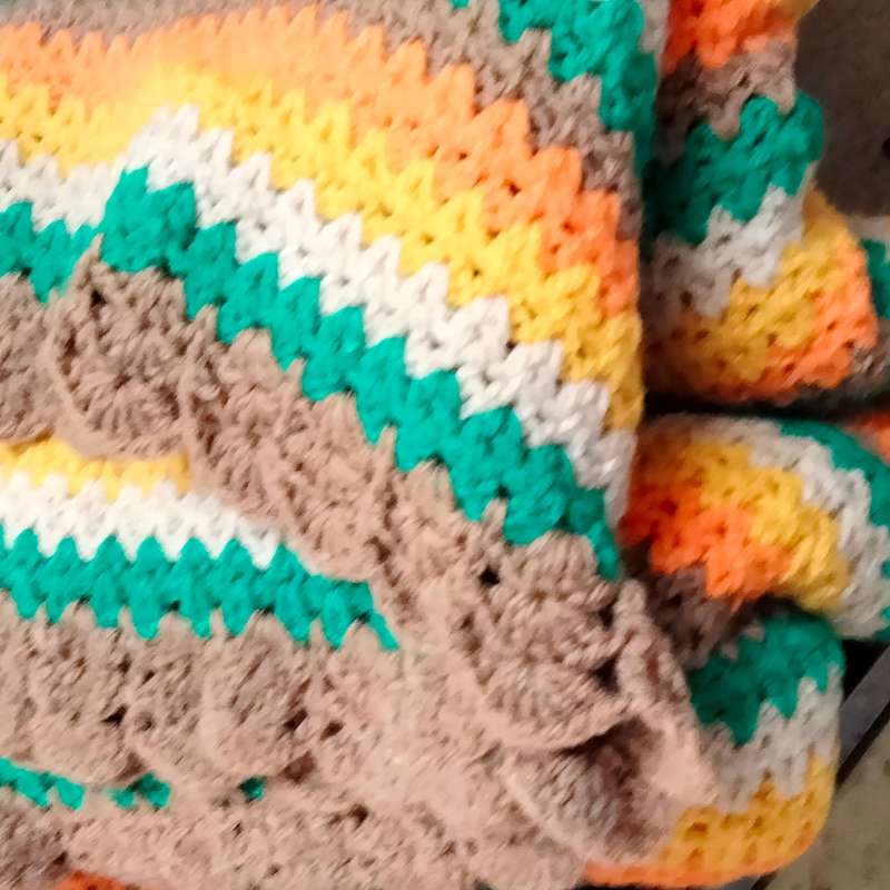 Blanket Wool Crochet Pattern close together WARM STUNNING   Look at my Buy Now listings No Waiting