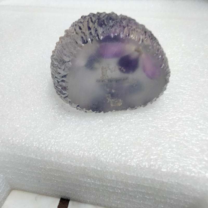 real ORCHIDS preserved in RESIN PAPERWEIGHT-NOT GLASS -LOOK at My BUY NOW LISTINGS NO WAITING