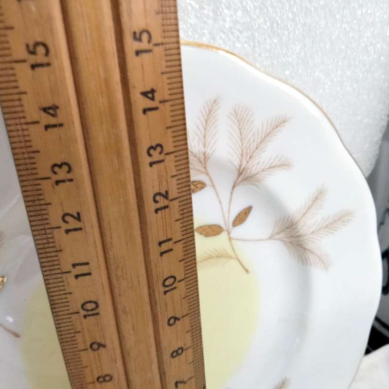 ROYAL ALBERT 1 duo demitasse+Normal-2 saucers+1 cake plate+1 saucer Look at my Buy Now - No Waiting