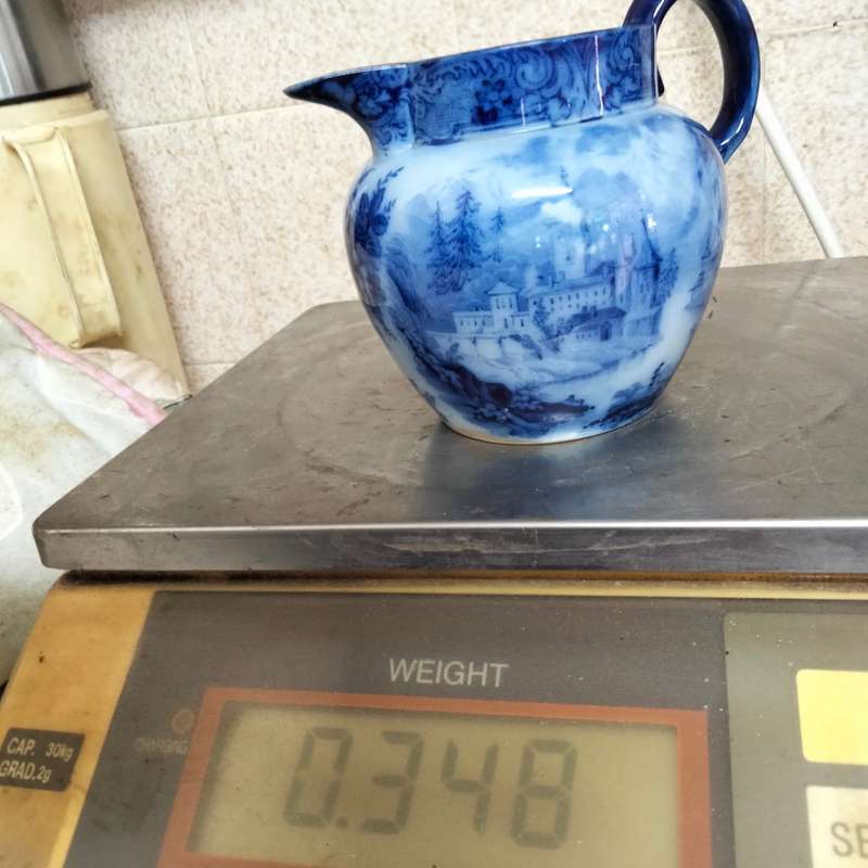 ROYAL DOULTON 1 Flow blue Jug Geneva pattern C1900 LOOK At My BUY NOW LISTINGS NO WAITING