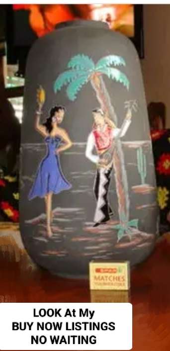 KETO- KERAMIK- Statement Vase -15 Mexico- 1950,s- hand made Germany