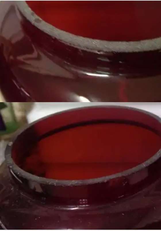 2 RUBY RED glass Oil/CANDLE Hurricane LAMP SHADE both for 1 bid