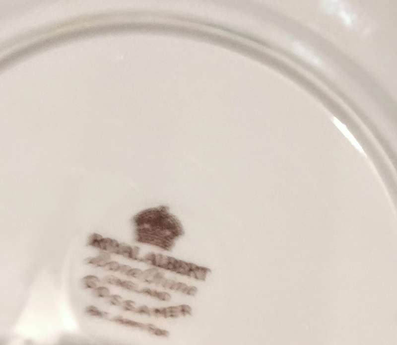 Royal Albert Gossamer 1 Grey side plate LOOK at My BUY Now listings No WAITING