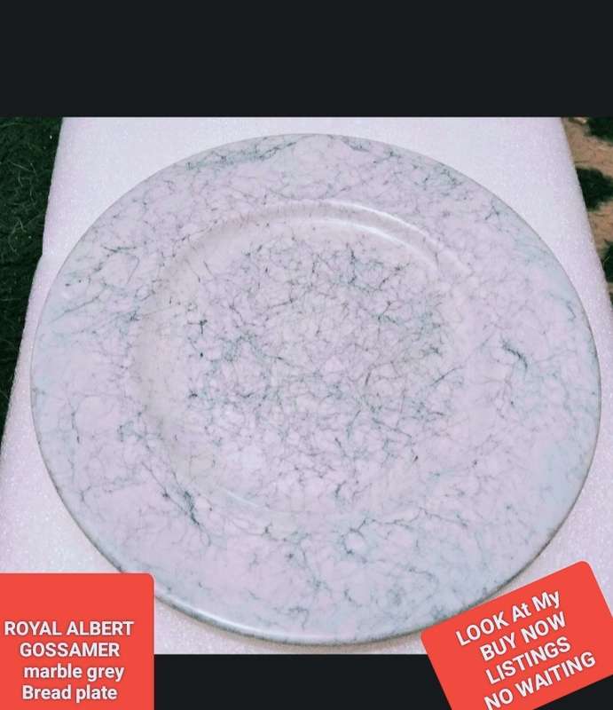 Royal Albert Gossamer 1 Grey side plate LOOK at My BUY Now listings No WAITING