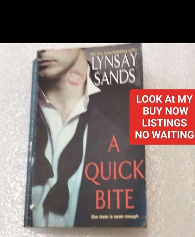 Lindsey Sands A Quick Bite - PB 2005 Book soft cover Pre-owned