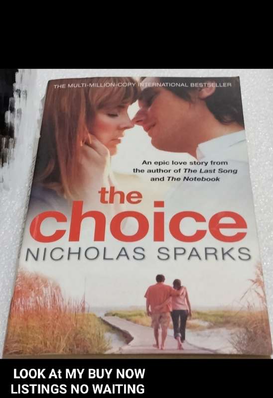 Nicholas Sparks - The Choice- PB 2007 Book soft cover Pre-owned
