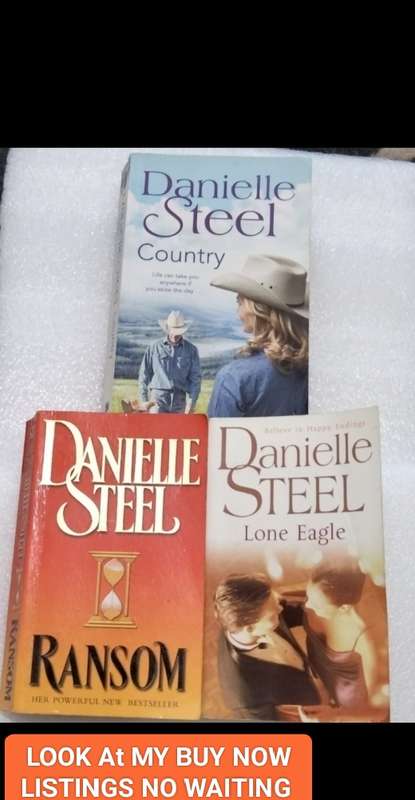 Danielle Steel -Country -Ransom -Lone eagle Softcover pre-owned LOOK At My BUY NOW LISTINGS NOW WAIT
