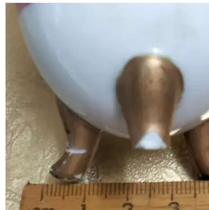 Trinket Pill box egg gilt Pink-LOOK At My BUY NOW listings NO WAITING
