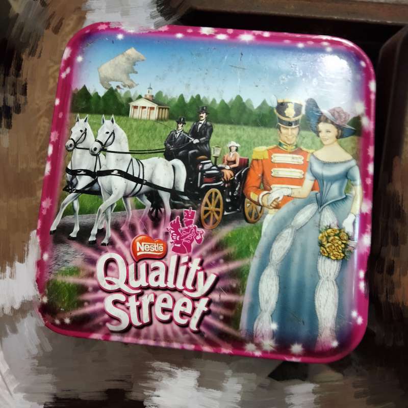 3  TINS 1 modern Quality street sweets +2 old 1 KILTY Toffies LOOK At My BUY NOW listings NO WAITING