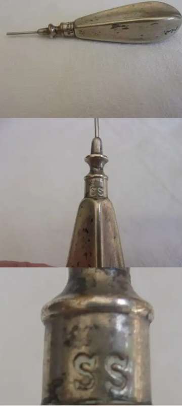 3 Antique  Sterling Silver items for one bid