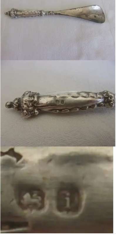 3 Antique  Sterling Silver items for one bid