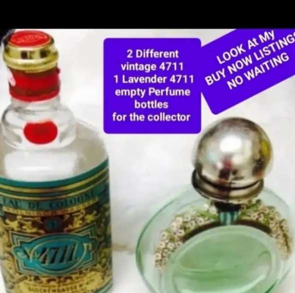 RARE Vintage 4711 Perfume Bottles - The Lavender - items 2