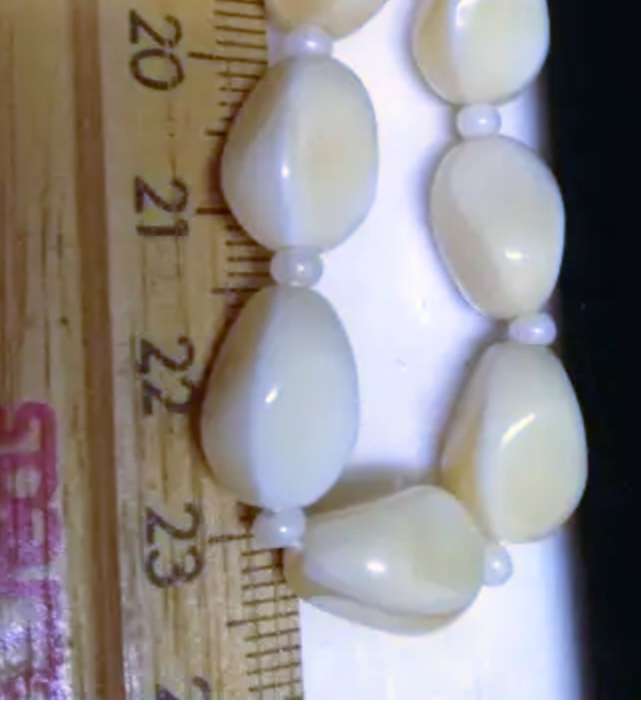 NECKLACE Butterscotch Mother of Pearl Polished  Organic - LOOK At All My BUY NOW items NO