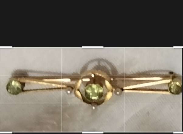 Vintage Citrine glass stones+Faux pearls Brooch Gold tone LOOK At My BUY NOW-NO WAITING