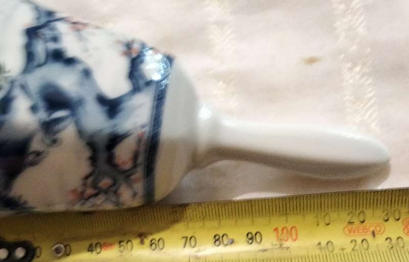 Bell Porcelain+Clanger design Oriental Tree blossom Birds mountains LOOK at my BUY NOW-NO WAITING