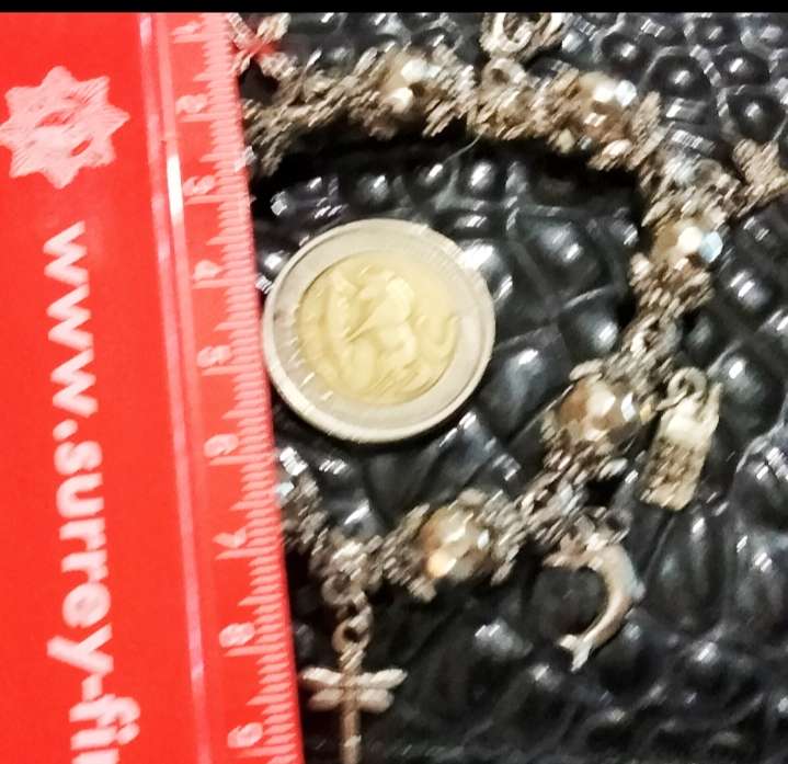 Take 2 bracelet Stretch charms Silver Tone costume jewellery look at my Buy Now listings No Waiting