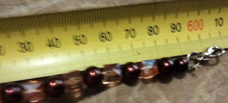 NECKLACE Bib  purple glass beads interspaced square lighter LOOK at my BUY NOW LISTINGS NO WAITING