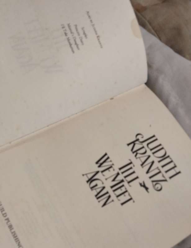 2 Books JUDITH KRANTZ -DAZZLE + Till We Meet AgainPB hardcover Pre-owned