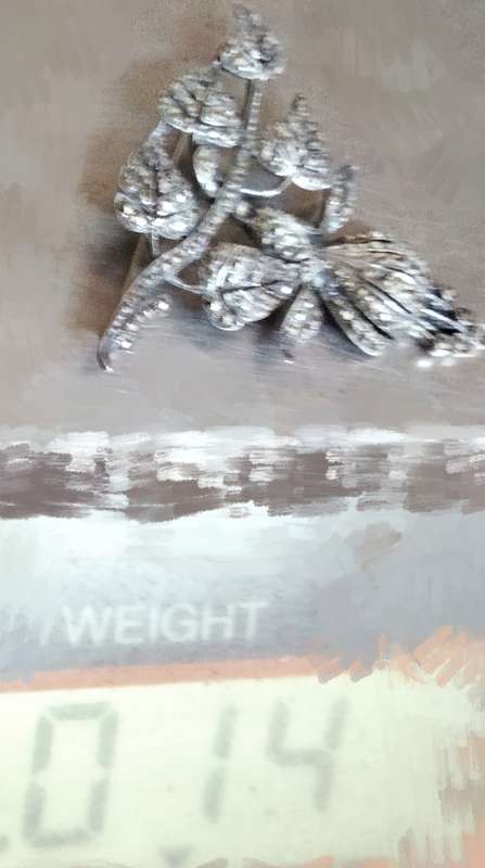Brooch Sterling SILVER Vintage Marcasite LOOK At My BUY NOW listings NO WAITING