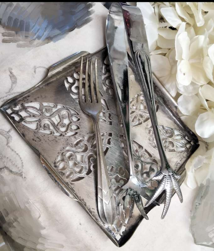 3 Art Deco EPNS + plated Table serving itemsLOOK AT MY BUY NOW LISTINGS NO WAITING